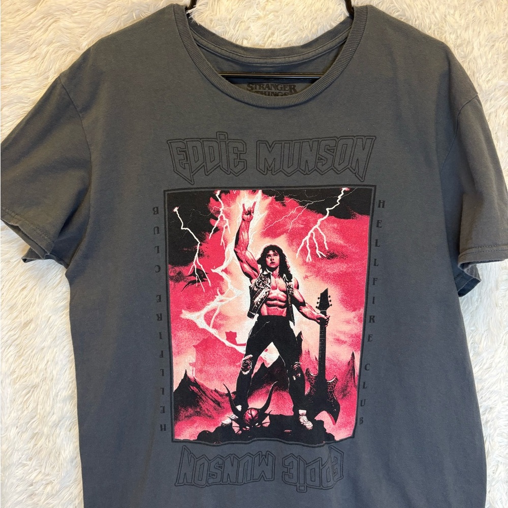 Stranger Things Gray Graphic Women's Tee